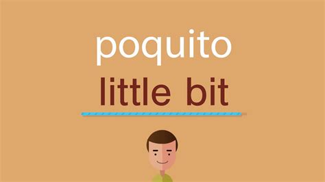 muy poquito mean in english